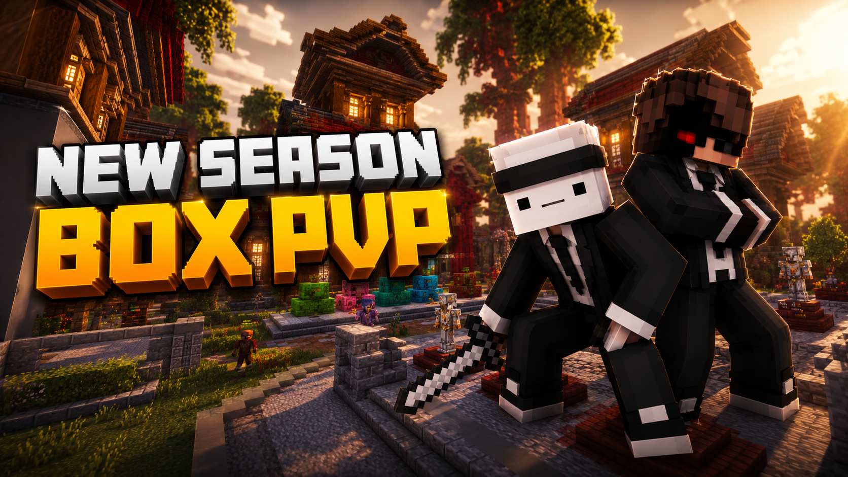 HappyMC BoxPVP New Season — new spawn, black market, territories and more